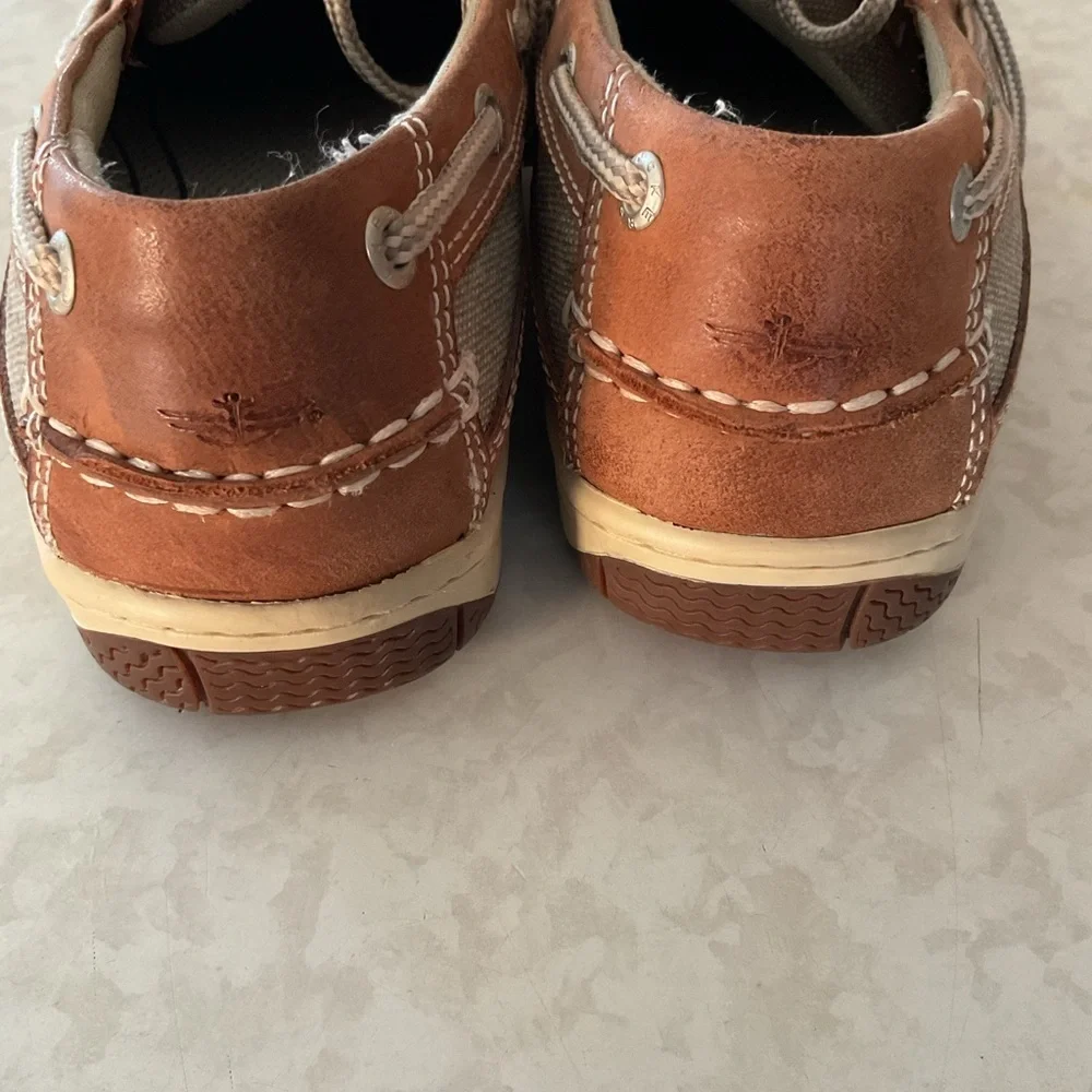 Dockers Brown Leather Boat Shoes size 9.5